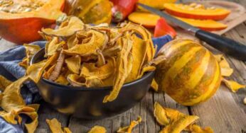 Chips di zucca: lo snack da mangiare davanti alla TV